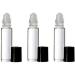 6 Pack 10ml Empty Clear Glass Roll-On Bottles with Glass Balls - Ideal for Perfumes Essential Oils & Lip Gloss Storage - Buy Online on GoSupps.com