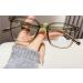 VENOAL Frame UV Protection Square Computer Reading Glasses TR Frame Reading Glasses Blue Light-Blocking Flat Glasses (Color : Tea Size : +250) +250 Tea