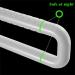 Toilet Support Rail Stainless Steel Flip Up Handicap Safety Grab Bar Rails Wall Mounted Toilet Support for Elderly Disabled Pregnant Shower Assist Aid(White 80cm) 80cm White - Buy Online on GoSupps.com