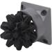 Verdant Touch Manual Massage Ball - Spiky Suction Massage Ball for Yoga & Fitness | Fascia Relief & Recovery - Black - Buy Online on GoSupps.com