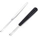 Latch Hook Crochet Needle Set - 10 Pieces Include 2 Wooden Bent Hooks and 8 Plastic Curl Needles for Braid Hair and Carpet Making - Ideal for Kids and Adults - Buy Online on GoSupps.com