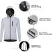 Agolu Women's Reflective Bicycle Jacket & Men's Waterproof Windproof Bike Jacket - XXL for Cycling & Hiking - Buy Online on GoSupps.com