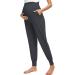 Love2Mi Maternity Women's Casual Pants | Stretchy & Comfortable Lounge Jogging Trousers | Dark Gray - Buy Online on GoSupps.com