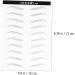 Beavorty 2 Pairs Eyebrow Stickers for Makeup Brow Tatoo 6d Brow Artificial Eyebrow Patch Makeup Tools - Buy Online on GoSupps.com