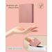 Mini Pink Travel Size Makeup Brushes Set with Case and Mirror - 5PC Cosmetic Brushes Kit for On The Go - Buy Online on GoSupps.com