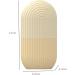 Joyeee Ice Face Roller Reusable Silicone Mold Face Massage Eye Facial Beauty Skin Care Tools Apply Ice for Shrink Pores Anti Wrinkle Reduce Puffiness Improve Skin Elasticity Striped Yellow - Buy Online on GoSupps.com