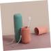Beaupretty Toothpaste Brush Container - 2 Pieces Travel Tooth Cleaning Organizer in Green 5.5x5.5x19cm | International Shipping Available - Buy Online on GoSupps.com
