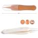 Baby Nasal Tweezers Pack of 2 | Round-Head Nose Cleaning Tweezers for Baby | Ear Cleaner Clip Tool | Q-Grips Ear Wax Remover | Baby Care Essential - Buy Online on GoSupps.com