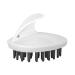 Stay & ME scalp massage brush wet & dry shampoo hair brush for peeling and head massage silicone ridge care hair root stimulates hair growth improves blood circulation (white)