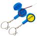 HOOK-EZE Fishing Gear Knot Tying Tool - Cover Fishing Hooks While Tying Strong Fishing Knots. Quick Knot Tool is Easy to Use, Great Fishing Accessories for Every Tackle Box. Suitable for All Ages Blue