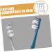 Fomiyes 8-Piece Manual Toothbrush Set | Anti-Stain Hand Cleaning Tools | Lightweight Travel Toothbrushes for Men - Buy Online on GoSupps.com