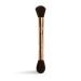Double-Ended Sculpting Duo Makeup Brush from Sculpted by Aimee - 2 in 1 Cruelty-Free Vegan Bronzer and Highlighter Brush