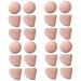 FRCOLOR 24 Pcs Puff Supple Powder Puffs Handheld Whisk Beauty Puffs Liquid Makeup Facial Blush Powder Puff Compact Powder Puffs Air Sponge Travel Pva Sector Cotton Pad
