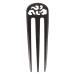 Lurrose 3- Prong Hair Fork Vintage Style Hair Stick Handmade Carved 3- Prong Wooden Hairpin Chinese Decorative Accessory for Women