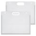 Art Portfolio Bags 17.32 x 14.17 Inches 2 Pieces Portfolio Folder for Artwork Storage Box for Artwork Kids Keepsake Portfolio with Handles Waterproof Kids Portfolio Bag for Kid's Artwork Keepsakes