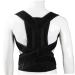 Healeved Back Posture Brace 1 Pc Hunchback Belt Suppory Brace for Posture Posture Brace Humpback Straightener Belts for Shoulder Strap Aldult 31X26.5CM Black