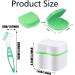 Prosthesis Cases & Storage Box Set | Clean & Store False Teeth | Green & Blue Prosthesis Container with Cleaning Brushes - Buy Online on GoSupps.com