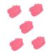 FRCOLOR 5 Pairs Paraffin Glove Bachelor Party Decorations Paraffin Bath Reusable Moisturizing Socks Spa Mittens Paraffin Foot Covers Foot Lotion Socks Wax Foot Bath Red Care Gloves