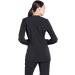 Cherokee Zip Front Womens Scrub Jacket 4-way Stretch with Lightweight Superior Performance and Comfort Infinity CK370A L Black - Buy Online on GoSupps.com