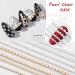 25cm Nail Art Metal Pearl Chain - Glitter Accessories for DIY Manicure | Gold & Silver Nail Decoration - Buy Online on GoSupps.com