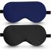Beevine 100% Pure Silk Sleep Mask 2-Pack | Adjustable Eye Masks for Sleeping & Yoga | Light Blocking in Black & Blue - Buy Online on GoSupps.com