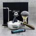 Premium Men's Grooming & Shaving Kit | 3 Edge Razor Badger Hair Brush Soap & Stand - Perfect Gift for Him - Buy Online on GoSupps.com