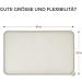 AOKLANT Non-Slip Pet Bowl Mat - Waterproof Cat Dog Food Mat - 18.5 x 11.5 Beige - Multiple Colors - Buy Online on GoSupps.com