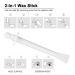 Zroven 2-in-1 Wax Stick for Face Nose & Eyebrows - Professional Hair Removal Applicator - 20 Disposable Waxing Sticks - Buy Online on GoSupps.com