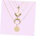 COLLBATH Family Delicate Bohemia Stylish Fashion Multilayer Pendant Necklace Trendy Alloy Choker Necklace for Ladies Girls - Buy Online on GoSupps.com