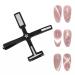 5 in 1 Nail Magnets for CatEye Gel Polish Tools 3D CatEye Nail Art Magnet Stick Tool Cateye Magnet Wand Multi-Function Nail Magnet Set Magnet Plate Wand Board Nail Art Accessories (Black)
