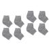 FRCOLOR 4 Pairs Heel Anti-Crack Socks Spa Gel Socks Foot Socks Gel Lined Socks Men Socks Feet Care Socks Feet Repair Socks Mens Stocking Men and Women Pink Anti Cracked Feet Casual Socks