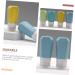 DOITOOL Travel Toiletries 1 Set Silica Gel Bottle Silicone Bottle Travel Cosmetic Squeeze Bottle - Buy Online on GoSupps.com