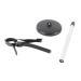 Flexible Neck Allows Design Hair Dryer Stand with Regulateable Height and Stable Base Women Pets Air Blower Holder