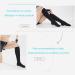Durable Compression Stockings for Men & Women - 18-21 mmHg Prevent Blood Clots Comfortable & Stylish Black - Buy Online on GoSupps.com