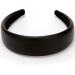 LONEEDY 4.3cm Leather Headband for Women - Padded Wide Hairband in Black | Stylish & Comfortable Accessory - Worldwide Shipping - Buy Online on GoSupps.com
