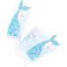 HOMSFOU 72 Pcs Disposable Food Containers Container Disposable Containers Christmas Decor Popcorn Container Mini Cake Toppers Gift Bags Party Popcorn Boxes Child Mermaid Candy - Buy Online on GoSupps.com