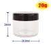 Greatforu 20 Pack 20ml Empty D schen - Versatile Cosmetic Containers for Nail Art Makeup Creams Ointments Powders and Lip Balm - Ideal for DIY Projects - Buy Online on GoSupps.com
