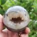 for Top Natural Stones Druzy Agate Crystals geode Home Decoration Agate with druzy Open Sphere crysral Cluster an Amethyst ABUZIV (Size : 70-75mm)