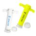 2pc Y&W Suction-X Visible Suction-Power Extra Cup Available Patented Lock Handle Bug Bite Tool Poison Venom Remover Hands Free/Chemical Free to Mosquito Bites/Reusable Insect Bite Tool Yellow and White