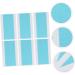 FRCOLOR 6 Sheets Double Sided Adhesive Hair Extension Wig Adhesive Tape Lace Front Wig Tape Hair Wig Tape Double Sided Sticky Tape Adhesive Strips for Hair Extension Pu Replace Bracket 2.5x1.5cm Assorted Color - Buy Online on GoSupps.com