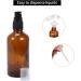 Fogawa 3 100ml Glass Spray Bottles - Brown Transparent Atomizer for Travel Perfume & Essential Oils | Includes Pipette & Funnel - Buy Online on GoSupps.com