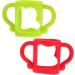 Toyvian 4 Pcs Silicone Bottle Handle Self Feeding Bottle Handle Bottle Handle Bottle Grip Bottle Handles Bottle Accessories Newborn Wide Mouth Milk Bottle 13.00X7.00X6.50CMx2pcs Assorted Colorx2pcs - Buy Online on GoSupps.com
