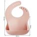 Pandaear 3 Silicone Bib for Babies | Waterproof & Adjustable BPA-Free Baby Bib with Food Collecting Shell | Washable Silicone Baby Bibs - Buy Online on GoSupps.com