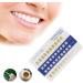 40Pcs Teeth Whitening Shade Guide - Professional Tooth Bleaching Chart for Home & Dental Use - Buy Online on GoSupps.com