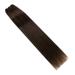 Full Shine 18 Straight Remy Hair Weft Extensions - Double Wefted Darker Brown #2 - 105g Full Head Sew in Weft Human Hair Bundles - Buy Online on GoSupps.com