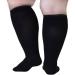 Zingso Wide Calf Compression Stockings for Men & Women - 2 Pairs Oversize Support Socks Reduces Swelling & Pain - Ideal for Nurses & Running - XXXL Beige - Buy Online on GoSupps.com