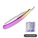 Colorful Manual Straight Razors - Foldable Stainless Steel Groomers for Beard Hair and Eyebrow Removal | International Shipping Available - Buy Online on GoSupps.com