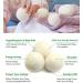 Extra Large Wool Dryer Balls - Set of 6 | Natural Fabric Softener Chemical Free Scented & Reusable - Buy Online on GoSupps.com
