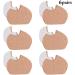 Protective Breathable Felt Forefoot Pads - 6 Pairs Adhesive Metatarsal Inserts for High Heels & Callus Relief - Buy Online on GoSupps.com