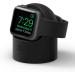 elago W2 Charger Stand Compatible with Apple Watch Series Ultra/8/SE2/7/6/SE/5/4/3/2/1 (49mm  45mm  44mm  42mm  41mm  40mm  38mm)  Durable Silicone  Compatible with Nightstand Mode (Black) - Buy Online on GoSupps.com